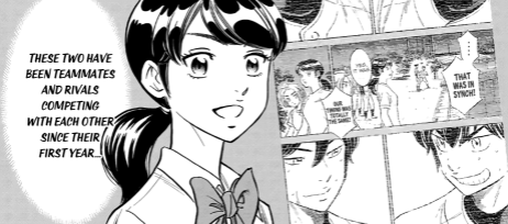 - haruno said it best. furuya is using his dethroning as a chance to work on himself and eijun understands that (see: yips). same way furuya sees how eijun wants the ace number but bears it with a shaky form, aware of what this new responsbility entails now and in the future+