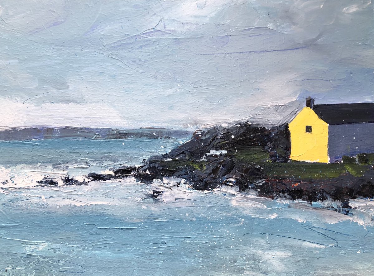 St Brides 💕
£200 unframed (plus shipping) as part of @artistsupportpledge 
#artistsupportpledge @welshart #welshart #stbrides #stbridesbay #Pembrokeshire #sianmcgill