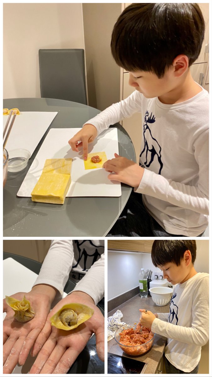 AldroSchool's tweet photo. The @AldroSchool Food Tech Challenge transcends all boundaries. Here, Kai has produced different variants of wonton, a traditional dish from Shanghai. Well done Kai. #AldroDesignTechnology #AldroArt #EspressYourself #FoodTechChallenge https://t.co/HzYovqzfhQ
