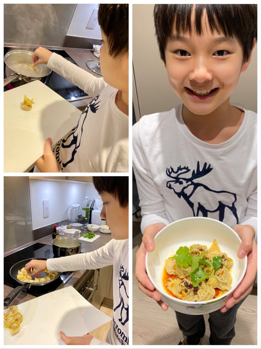 AldroSchool's tweet photo. The @AldroSchool Food Tech Challenge transcends all boundaries. Here, Kai has produced different variants of wonton, a traditional dish from Shanghai. Well done Kai. #AldroDesignTechnology #AldroArt #EspressYourself #FoodTechChallenge https://t.co/HzYovqzfhQ
