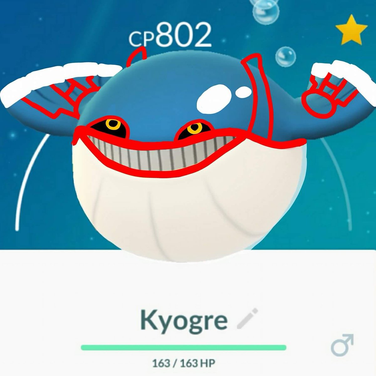 KyogreGanda's tweet photo. This..

This isn't the Kyogre i remembered... https://t.co/1Rh7SyJuzI