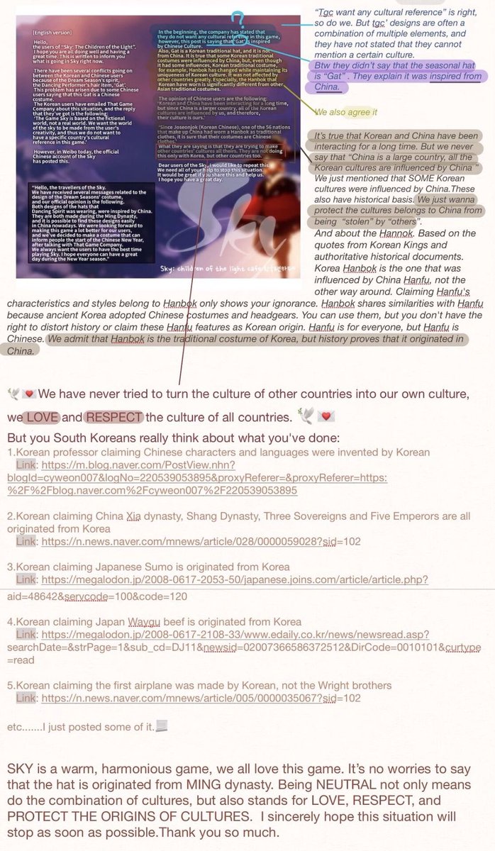 Laura69203515's tweet photo. Everyone deserves know the truth
#Where_is_TGC_for_equality  #thatskygame #SkyChildrenOfTheLight #sky_children_of_the_light #sky星を紡ぐこどもたち #Culturalappropriation #ChineseNewYear #CNY #Culturevulture
#hanfu #hanfu_challenge #Chinese_style https://t.co/Z8B3gB9lfa