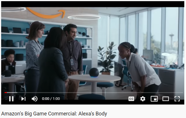 The big winner so far has been  @amazon/ @alexa99. With over 20 million views on their YouTube video, they’ve leveraged the social brand of featured celeb  @michaelb4jordan to promote their activation as well as fun posts encouraging activity off-site!(2/6)