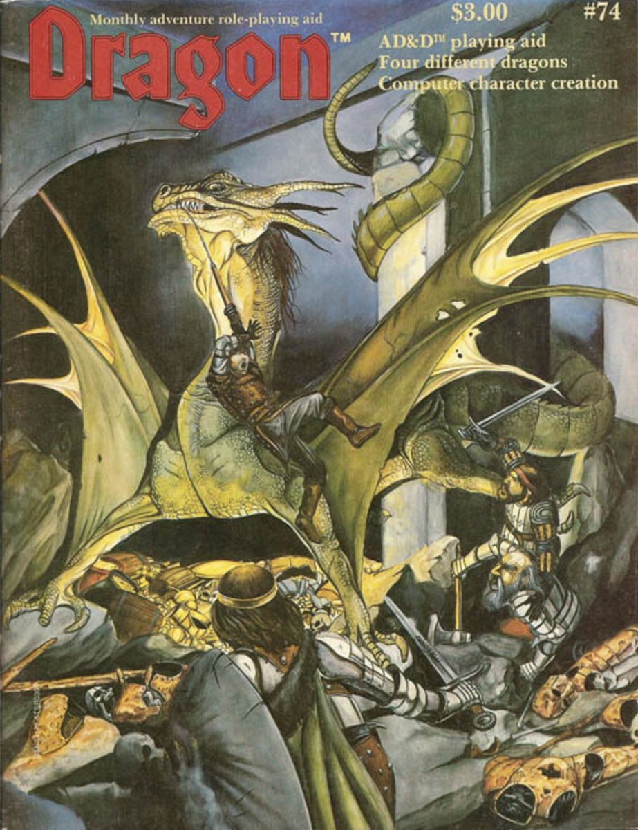 Whatever the reasons, Dungeons & Dragons sales boomed in the early '80s. TSR made $22 million in 1982 and its monthly magazine 'Dragon' was selling 100,000 copies by 1983. But then the boom petered out: profits stalled, layoffs ensued.