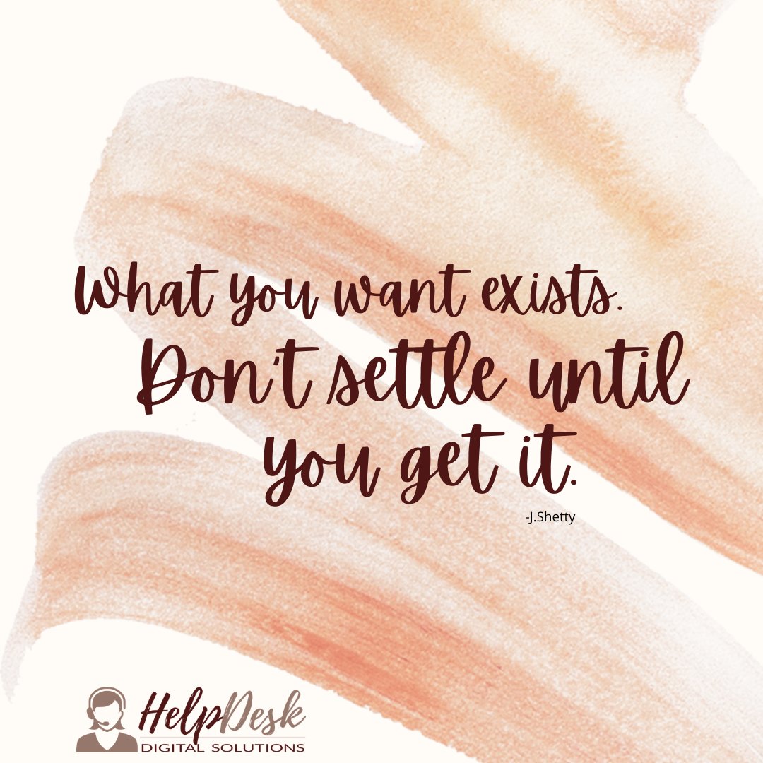 HelpDeskDigital's tweet photo. Never settle.

#virtualassistant #virtualassistantservices #smallbusiness #va #entrepreneur #business #administrativeassistant #virtualassistants #executiveassistant #socialmedia #virtualassistance #outsource #smallbusinessowner https://t.co/GvEKObCtMv