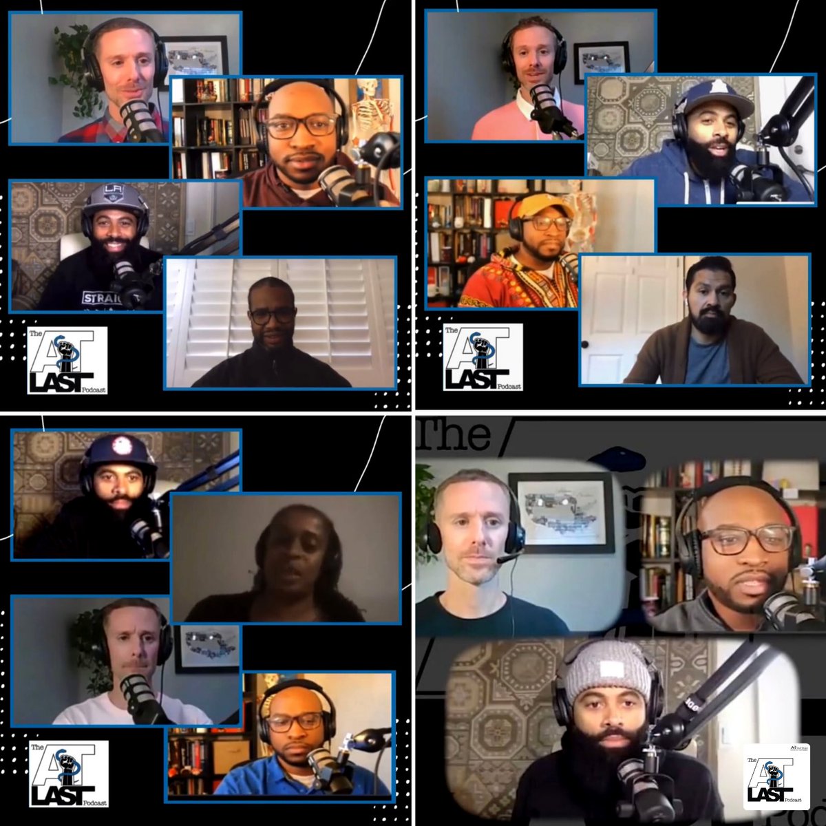 LatinxATs's tweet photo. Meet Chris Bates &amp; Dr. Kristen Ross! Alongside Adam Cady, the 3 CA ATs host the “AT Last” podcast through @theatvantage. They serve to recognize, address,&amp; catalyze change on the issue of race,its disparaging impact on our society &amp;how that is reflected in AT #BlackHistoryMonth https://t.co/9QBy92SNp7