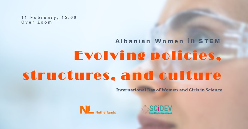 SCiDEV_Center's tweet photo. To celebrate the #InternationalDayofWomenandGirls in Science, we are organizing an e-discussion on: Albanian Women in STEM - Evolving policies, structures, and culture.
Thanks to the #EmbassyofNetherlandsinAlbania for the support.
To find out more: https://t.co/2uOB1ZZmmV https://t.co/SGzXip2OpA