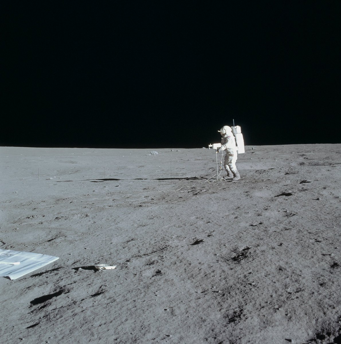 50 Years Ago In Space 日本時間1971 02 06 00 58 02 パノラマ写真撮影中の エドガー ミッチェル宇宙飛行士です