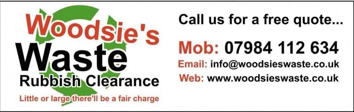 Very competitive prices call us today, no job to small ￼
Very competitive prices call us today, no job to small ￼
woodsieswaste.co.uk
07984 112634
info@woodsieswaste.co.uk