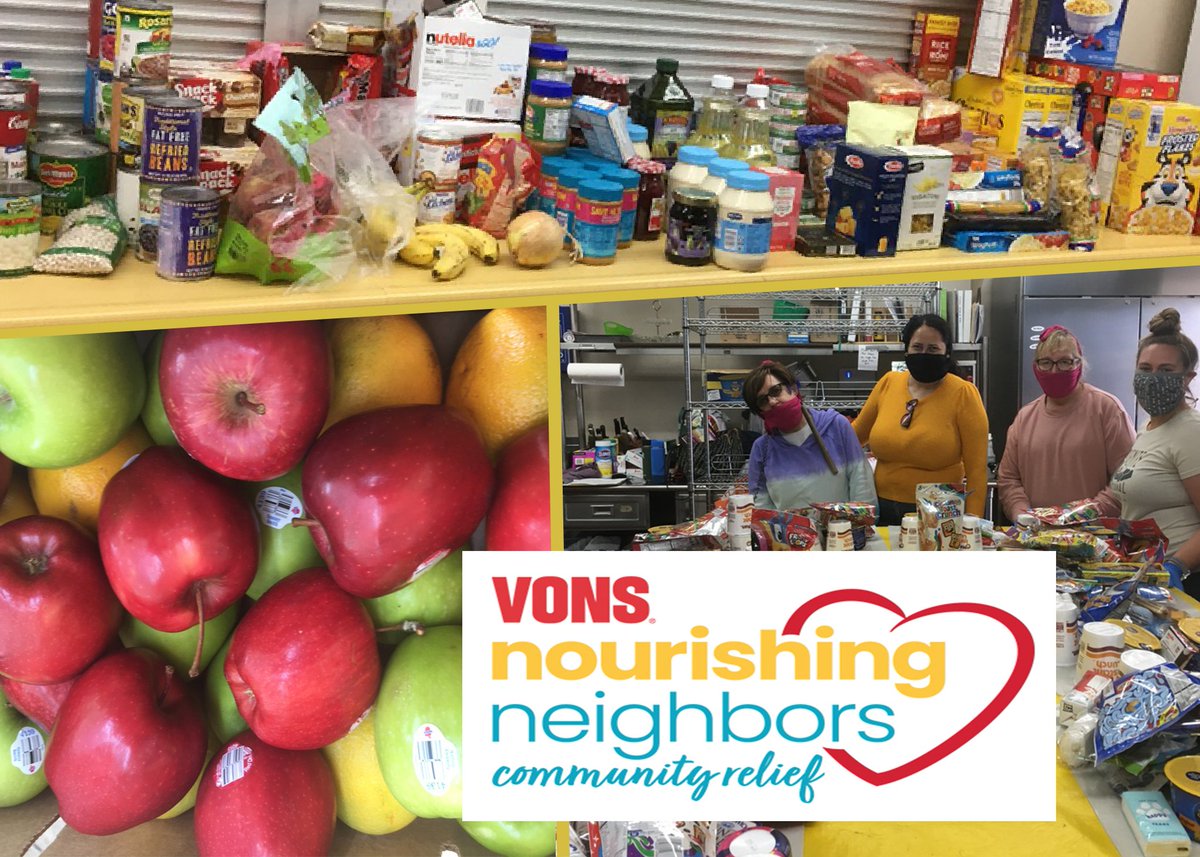 Today, Adelante says thank you to @Albertsons @vons for the #NourishingNeighbors grants that have helped us help so many over this Pandemic year. We were able to share high quality food with Conejo Valley families because of your help.