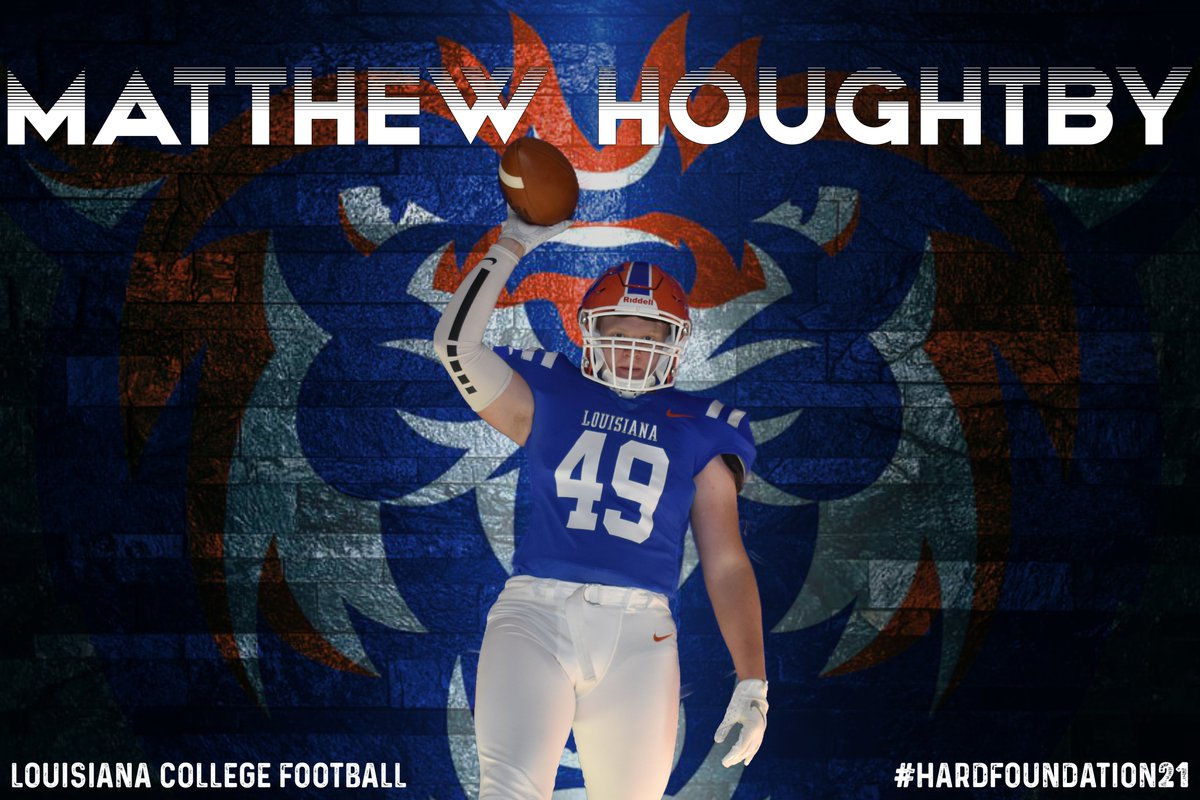 LCU_ftball's tweet photo. Welcome Matthew Houghtby to the Wildcat Family! #HardFoundation21 #NSD21 https://t.co/vjaAg4IbVQ
