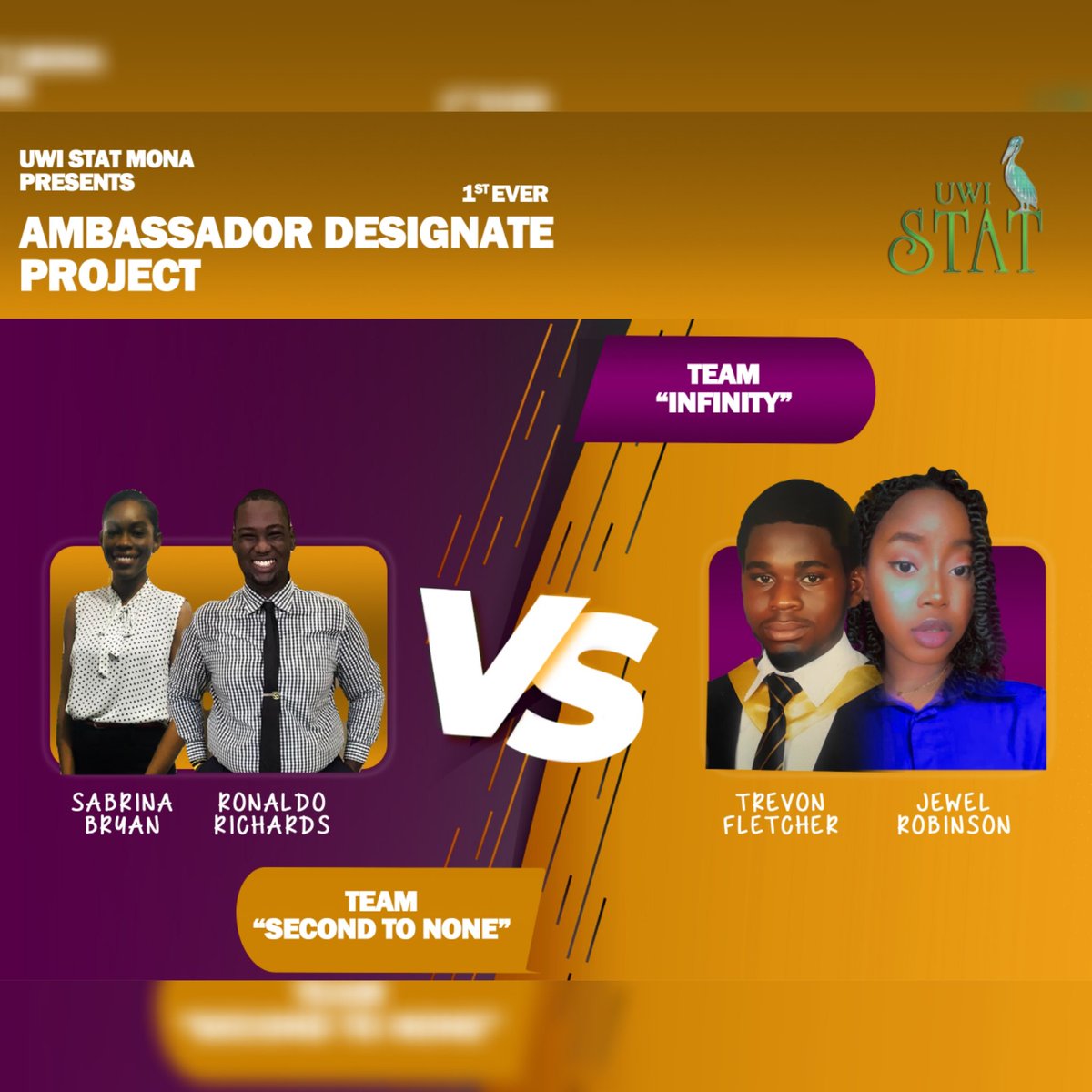 uwistat_mona's tweet photo. This academic year, the cohort of Ambassador Designates were broken down into four (4) teams towards executing their flagship projects. Be on the look out for more amazing work from our team of Ambassador Designates 🙌🏾

#uwimona 
#15yearsoflegacy
#familybusines https://t.co/Nnew8fOez3