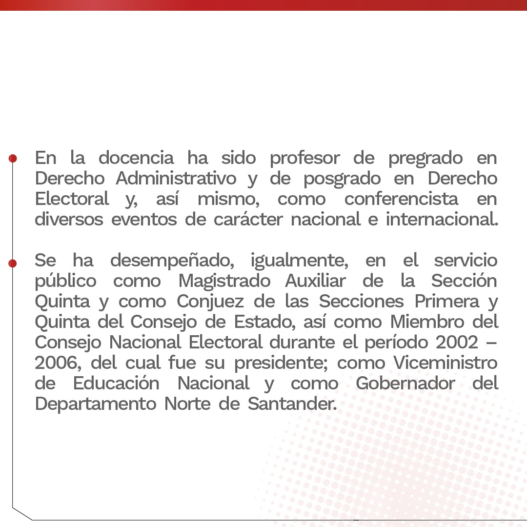 CConstitucional's tweet image. #LaCorteInforma 📰| Conozca el perfil del nuevo presidente de la @CConstitucional, Antonio José Lizarazo Ocampo.