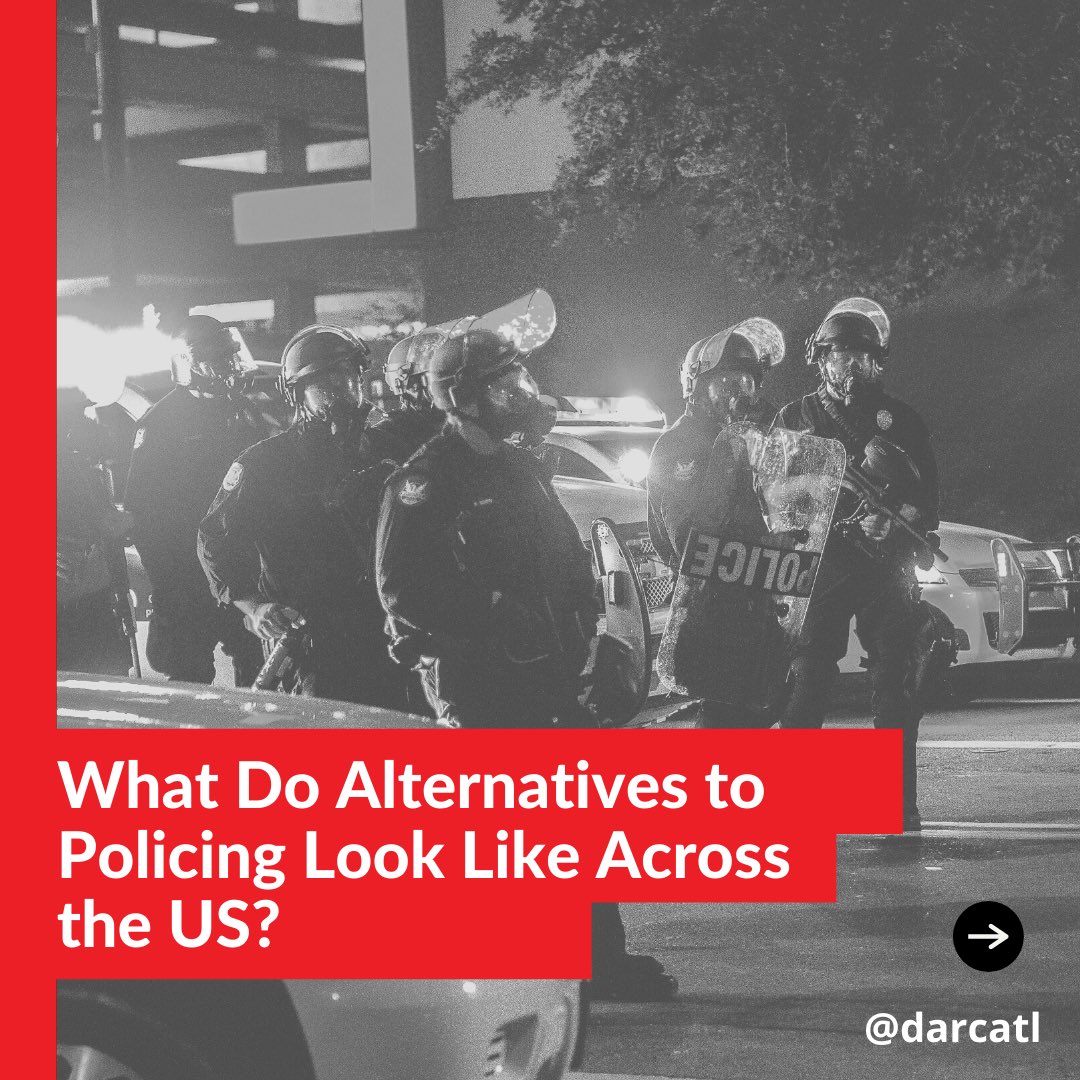 Good morning, comrades!  So, you agree we should defund the police. But what do alternatives to policing look like? We’ve compiled a list of existing alternatives to policing across the U.S— from crisis centers to alternative response programs. Check it out!  (1/9)