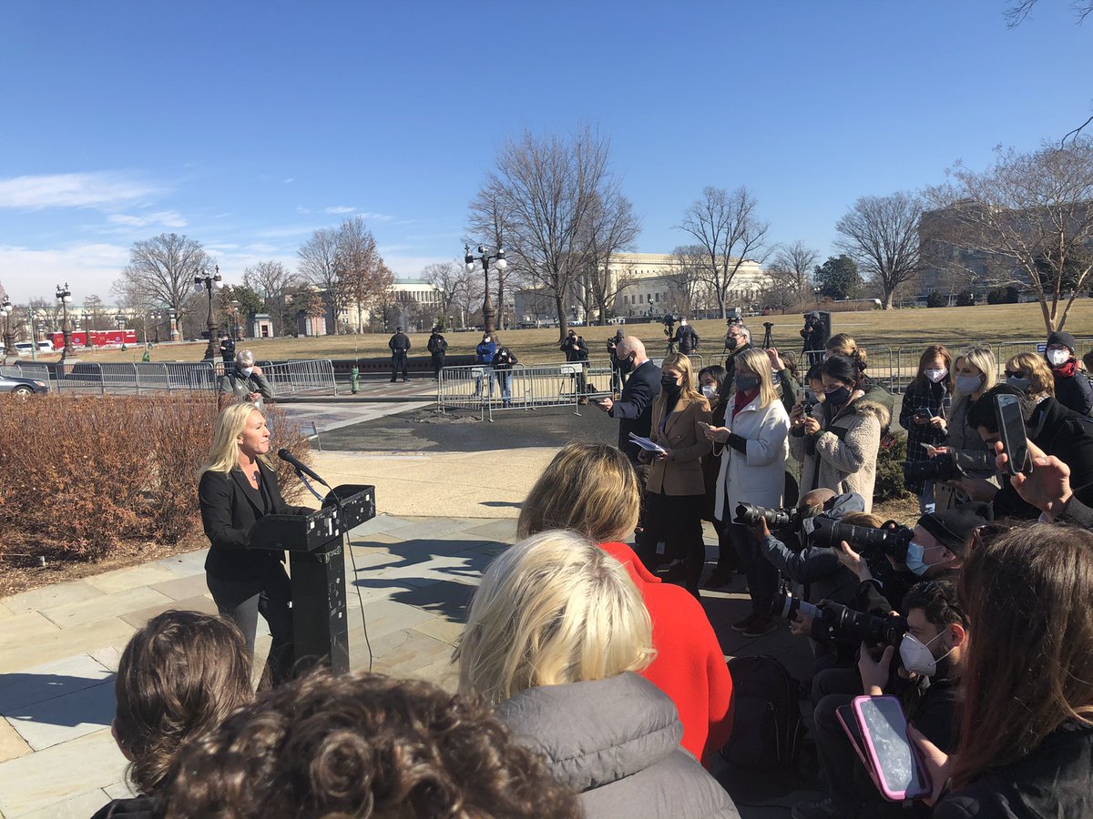 She said she came to Congress because gov’t is broken and she wants to champion conservative causes like limiting immigration and ending abortion.