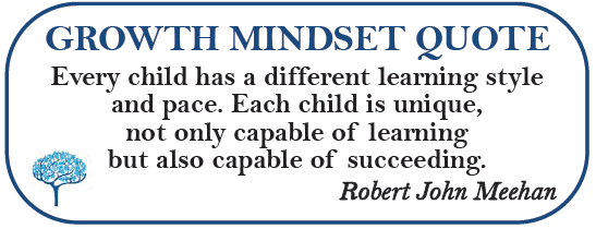 'Every child has a different learning style and pace. Each child is unique, not only capable of learning but also capable of succeeding.' Robert John Meehan
