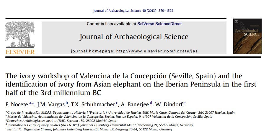 - Sobre marfil en el Calcolítico peninsular.