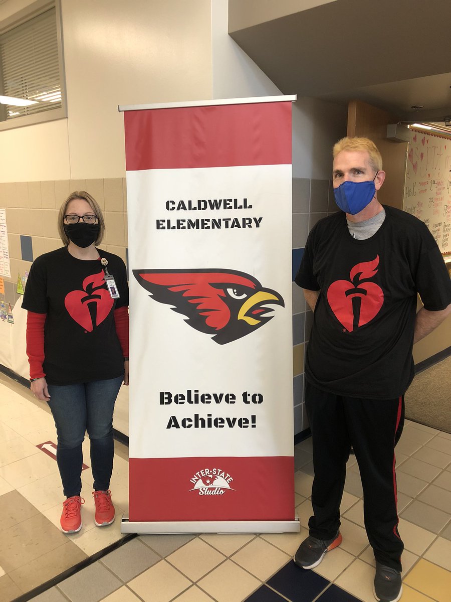 JodySullivan1's tweet photo. Celebrating Go red Day at Caldwell Elementary @gisdwellness #GarlandISDGoRed https://t.co/gTbXh7hBpa