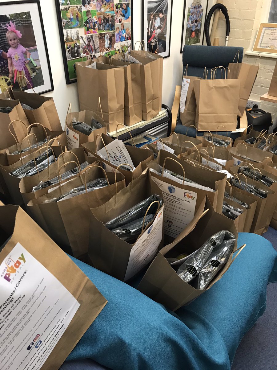 Play_Glos's tweet photo. Our office again resembles a post depot as we’ve packed up a further 250 #BagsofPlay ready to deliver to those in need of a playful boost this #halfterm
Since lockdown1 that’s a total of 2500 bags of fun handed out to children in #Gloucestershire 😁
#ChildrensMentalHealthWeek https://t.co/OBoD37dIDS