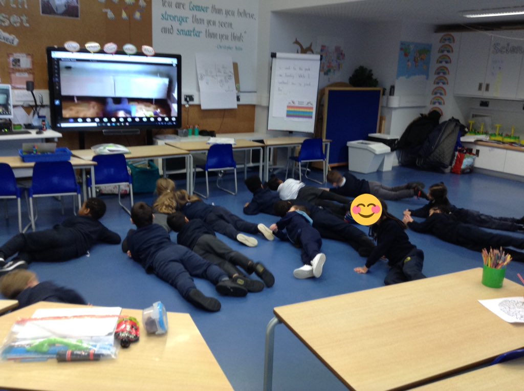 RFitzroyAcademy's tweet photo. #Year1 #yorubaclass #ashanticlass #zuluclass doing some mindful yoga at school and a home for @InsideOutDay1 to keep our minds happy and look after our mental health #bekind #insideoutday https://t.co/aC196HFguO