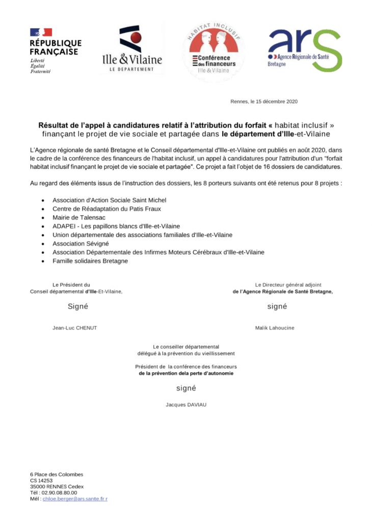 msm_liffre's tweet photo. La Résidence Le Grand Chêne est officiellement un #habitat #inclusif ! Merci @ArsBretagne @ille_et_vilaine et à la Conférence des Financeurs pour leur confiance et cette reconnaissance! Nous en sommes fiers! @FEHAP_actu @FEHAPBretagne @fnadepa @URIOPSSBretagne @villeliffre https://t.co/6rGOk2Qi3e