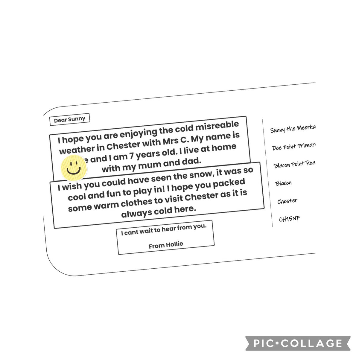 DeePointVenus's tweet photo. A fabulous postcard written by HS in Venus today. Excellent use of an exclamation sentence! 🤩 Well done! https://t.co/LGO5MAmdQb