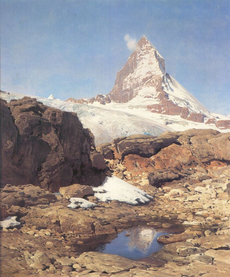 GurneyJourney's tweet image. Eugen Bracht (1842 – 1921) was a German landscape painter known for his dramatic mountainscapes. But he also painted vistas of wide-open plains. 
#academicpainting #eugenbracht See more samples of Bracht's paintings: gurneyjourney.blogspot.com/2021/02/eugen-…