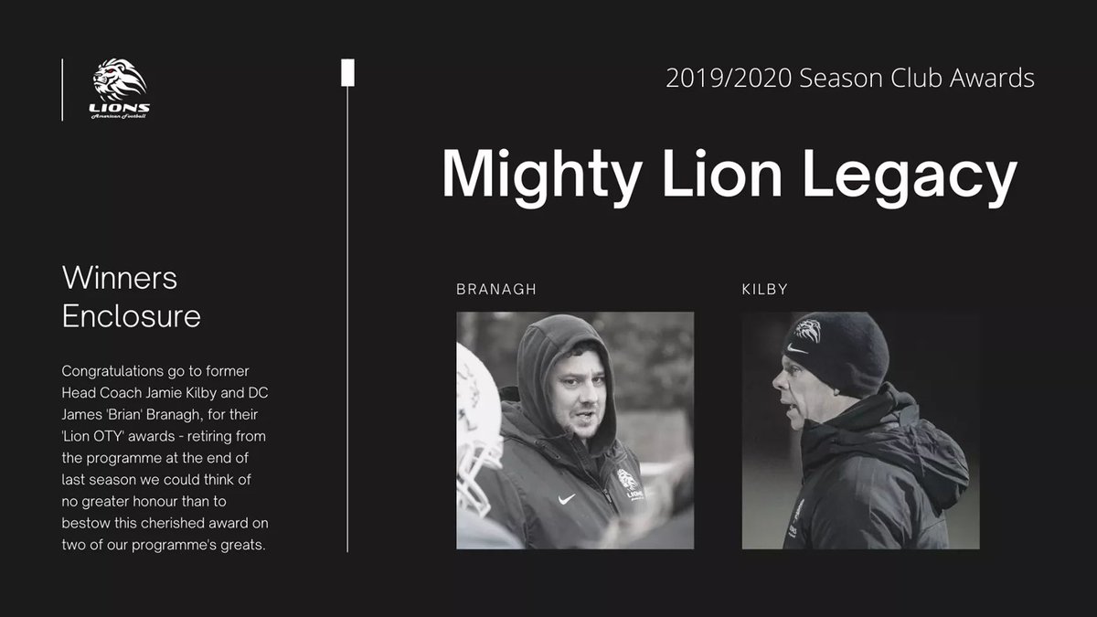 2019/20 End of Season Awards...huge thanks to our founding member <a href="/BAFCAOfficial/">BAFCA Official</a> coaches, we could have achieved nothing without you. 🙏. #LionsoftheYear. Original images courtesy of Bellpig Photography and <a href="/jodydemay/">Jody Davies Photography</a> respectively.