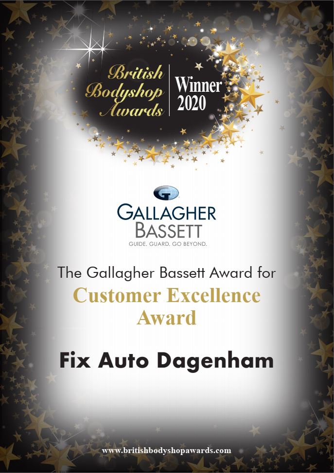 fixautodagenham's tweet photo. Fix Auto Dagenham are so pleased to announce that our fantastic team have been awarded the Gallagher Bassett Customer Excellence Award at the ABP Club British Bodyshop Awards.
#whatateam #vehiclebodyrepairs #bodyshop #winners #customerservice https://t.co/fI35bNtGpM
