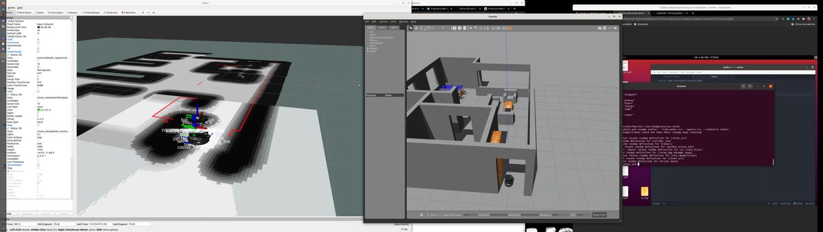 Francisco Martín 🇪🇺 (@fmrico) on Twitter photo Next week we start SW Architectures for Robots course (2nd, Degree in Software Robotics Eng at @ETSIT_URJC)
We will learn ROS. We will navigate, do geometric reasoning, perceive in 2D and 3D, use deep learning, and use Behavior Trees. And also ROS2
Setup complete for Noetic🤓 Next week we start SW Architectures for Robots course (2nd, Degree in Software Robotics Eng at @ETSIT_URJC)
We will learn ROS. We will navigate, do geometric reasoning, perceive in 2D and 3D, use deep learning, and use Behavior Trees. And also ROS2
Setup complete for Noetic🤓