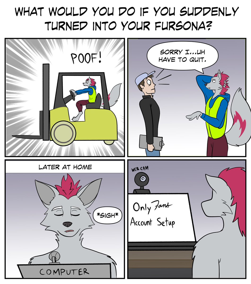 What would you do if you suddenly turned into your fursona?