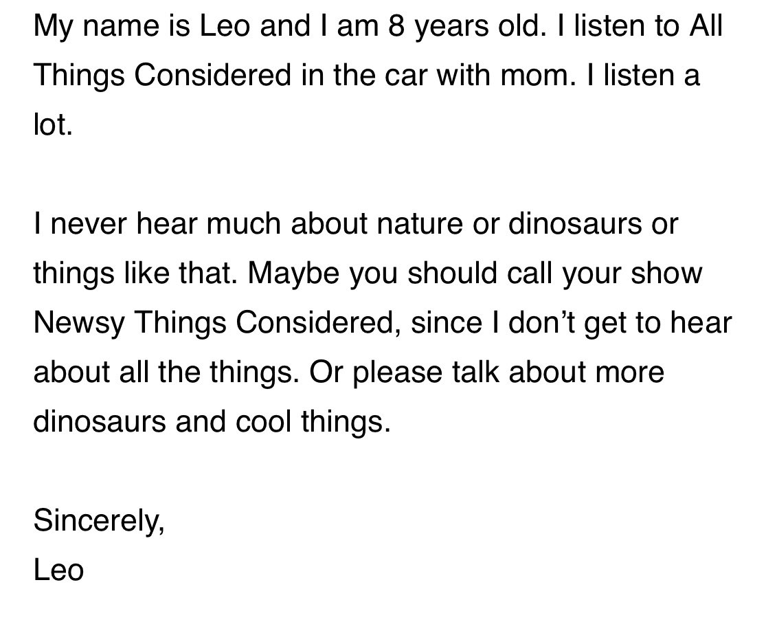 I’m sorry we’ve failed you Leo. We will definitely try to do better. Or rename the show as you suggest.