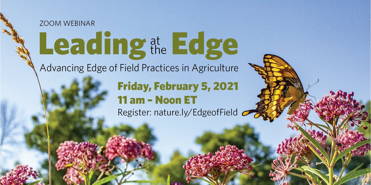 AGreeAgPolicy's tweet photo. We're excited to join this event by @NatureAg @MeridOrg & @SWCSNews today to learn about combining in-field practices with #EdgeofField practices to improve farm resiliency, water quality and wildlife habitat. Join the webinar now to learn more: https://t.co/7Fi4WhA4B0 https://t.co/Jg6N7bWzcg