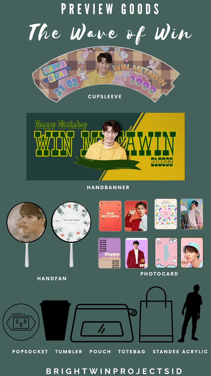 bwprojectsID's tweet image. Sawadee kha🙌🏻🙌🏻

Ini preview goods dari project brightwinprojectsid 🥰. 

Yang masih mau join, registration here 👉🏻 bit.ly/2JuD2Sn (LINK IN BIO)
Donation it started on 1 january till  8 february 2021

#winmetawin #Wishforwin2021 #BrightWinProjectsID
#snowballpower