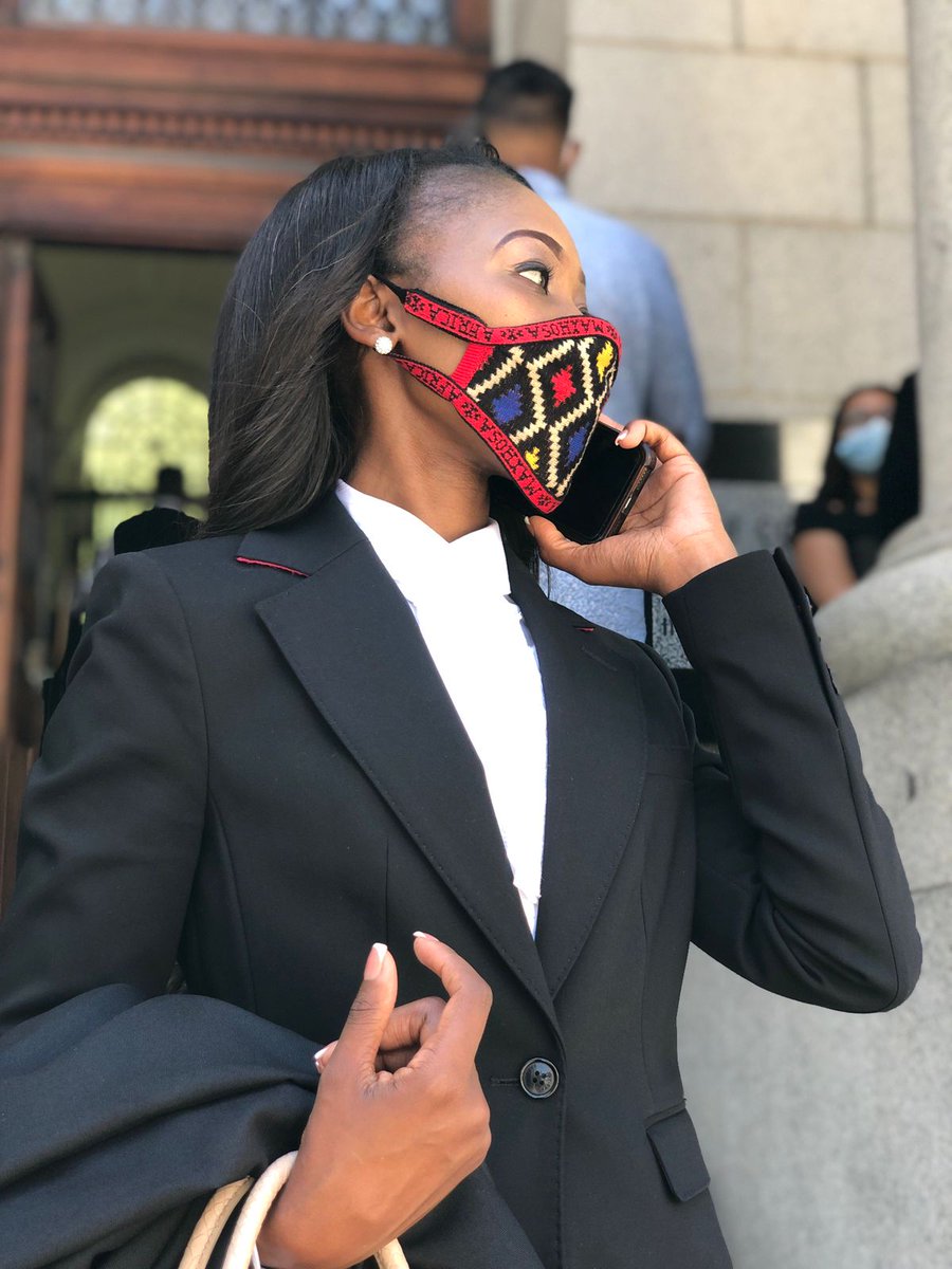 Sandilefuba's tweet photo. This is not luck. This is hard work, consistency and passion. Congratulations (IG:UnathiOfficial) @Miss_UnathiM for your admission as attorney of the High Court of South Africa. What an event to have @MaXhosaAfrica gear on. #blackexcellence https://t.co/6iGLlQGenz