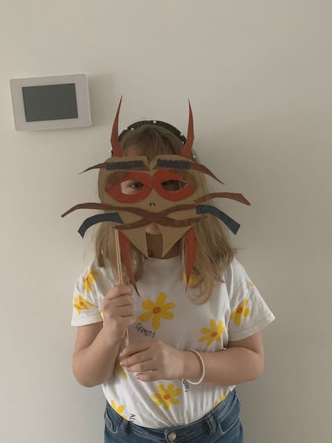 StTomMore's tweet photo. Can we guess who is behind the mask? #art #creativity #STMBlendedLearning 🎭 https://t.co/VLlOEra4yQ