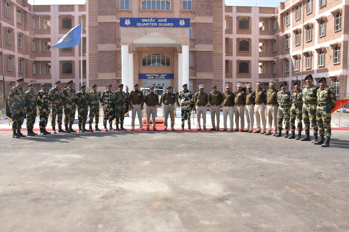 On 5/2/2021 A Faculty from STC, BSF, JODHPUR (RAJ) headed by Sh. Vishal Patiyal Deputy Commandant, visited RTC CRPF, Jodhpur(Raj) under the " Faculty Exchange Program"