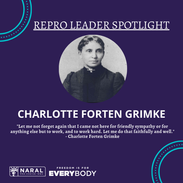 SPOTLIGHT: Charlotte Forten Grimke was a Black poet &amp; teacher of the Antebellum period. She was active in the slavery abolition movement &amp; helped found the National Association of Colored Women. We think Charlotte Forten Grimke should be more of a household name!