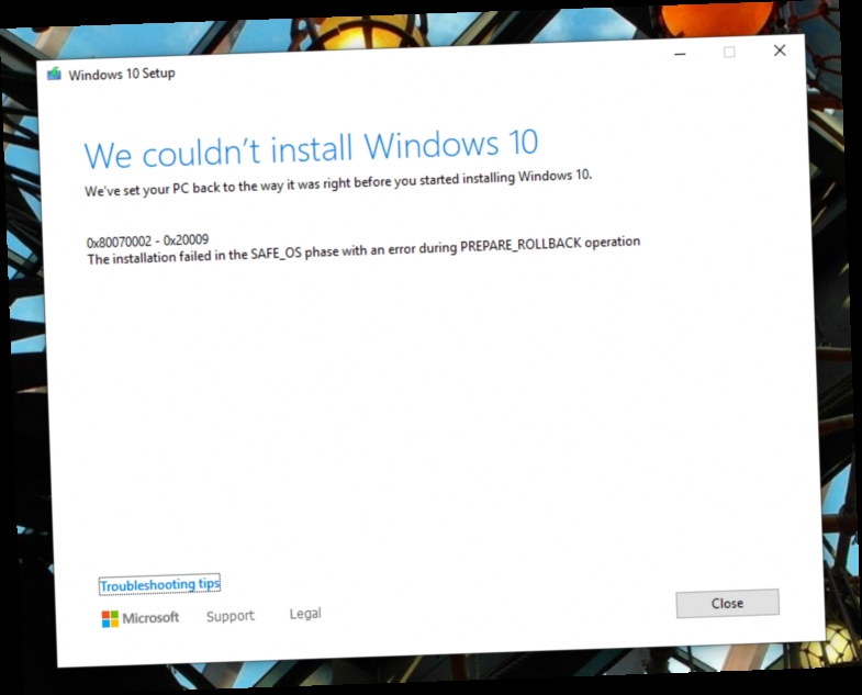 Cant Download Windows 10 1809 Pc Turned Off Twitter