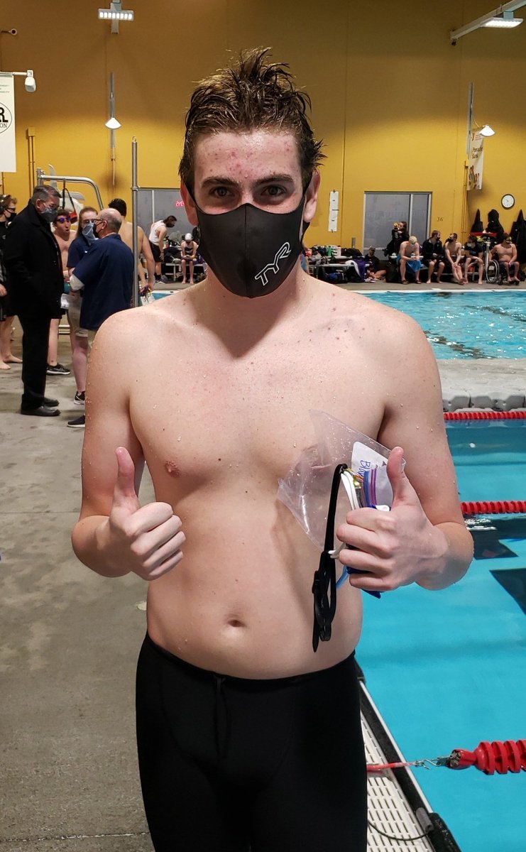 Who drops 6 seconds in a 100 yard swim? This guy. That's who. That's redonculous! #KCACSWIM #AttaBoyBlake