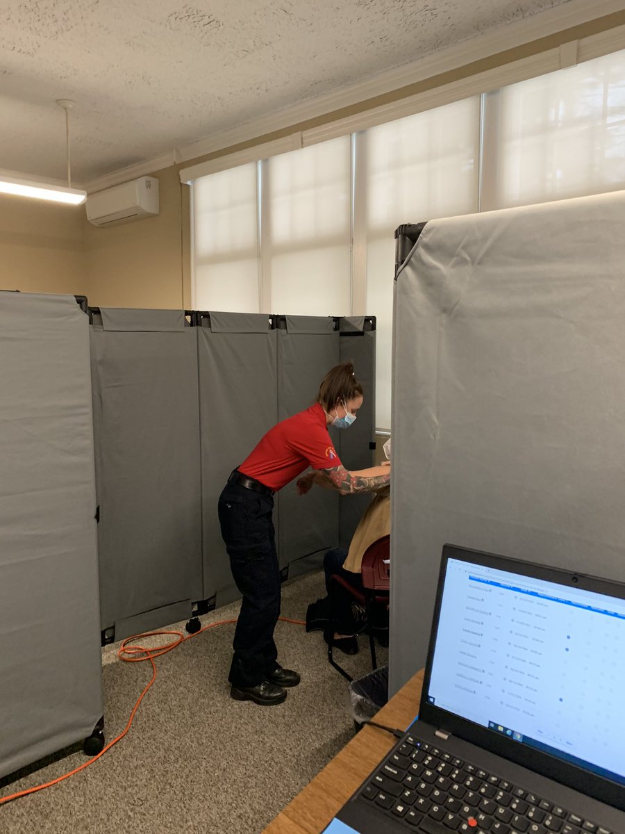 Easton 75+ Vaccine Clinic running very smooth! Seniors are very happy to be getting their vaccine. <a href="/townofeaston/">Town of Easton, MA</a> @EastonJournal <a href="/enterprisenews/">The Enterprise</a> @dwhitehead1776 <a href="/MassDPH/">Mass. Public Health</a> <a href="/MassGov/">Mass.gov</a> <a href="/MassLtGov/">Lt. Governor Kim Driscoll</a>