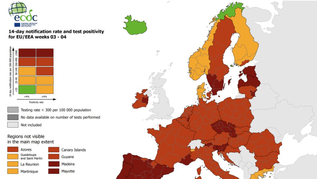 Iceland has had a massive success in controlling covid and is now the only country in Europe in the green. Restrictions are even being lifted quicker than previously planned. I am a CEO of a regional healthcare institution in Iceland. Thread.