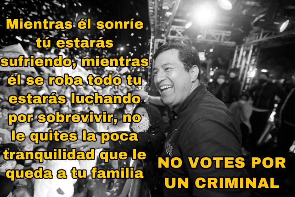 UNES_EC's tweet photo. Crees que es justo que los asesinos narcotraficantes corruptos sigan gobernando, que Rafael Correa siga libre, claro que no por eso vota pensando que quieres para ecuador #MeDuelesEcuador https://t.co/4M01i1ro2J