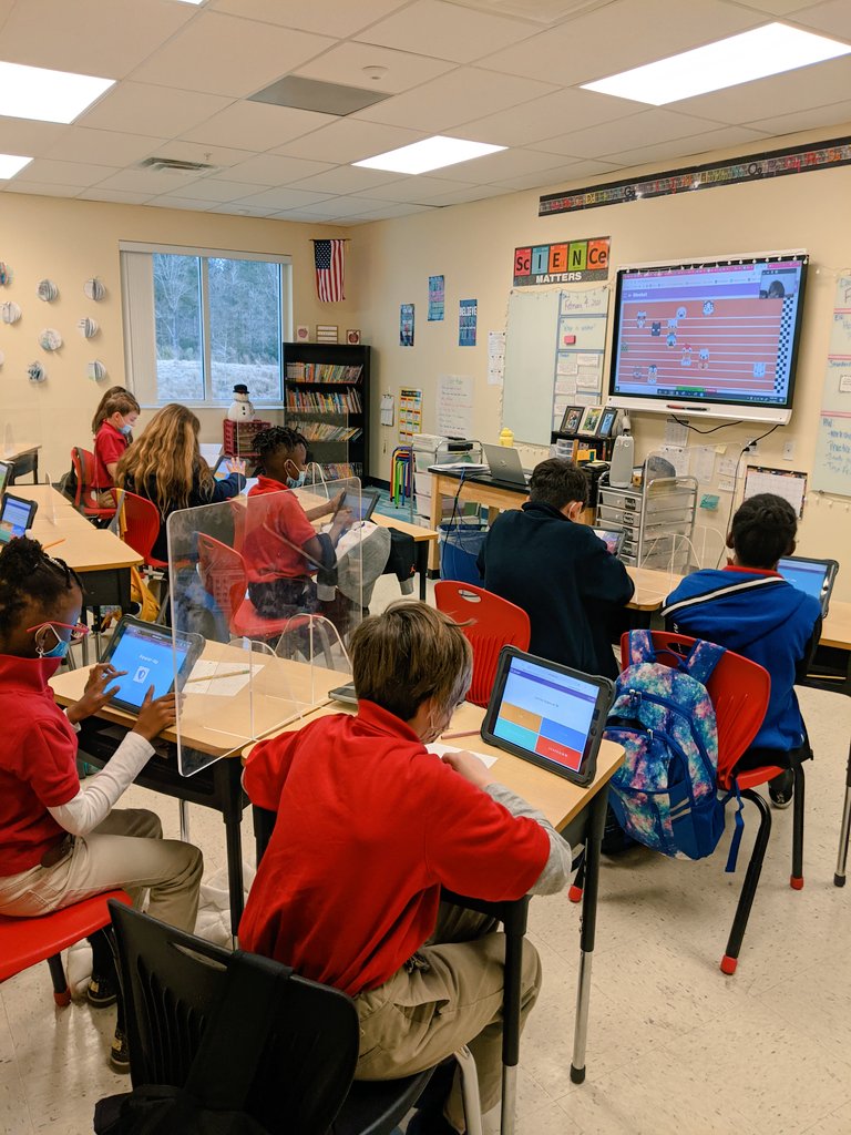 Laura_Smith14's tweet photo. I'm always looking for new ways to engage my students and have activites that work for in seat and online at the same time! I recently found @PlayBlooket, my kids were BEGGING to play more! Similar to Kahoot, but a little more interactive &amp; self-paced! @MeversEagles @BrendaLCoyle https://t.co/FUezM8UgRO