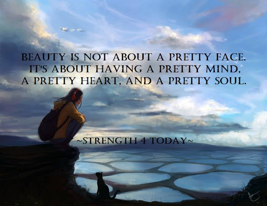 Strengthfor2day's tweet photo. Beauty is Not about a Pretty Face. It's about having a Pretty Mind, a Pretty Heart, and a Pretty Soul.
#Beauty #Meaning #PrettyMind #PrettyHeart #PrettySoul #Strengthfor2day https://t.co/hvZjiOnNVp