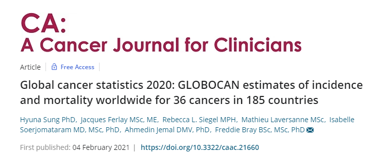 CACancerJournal's tweet photo. 19.3 million new cancer cases & nearly 10 million cancer deaths occurred around the world in 2020. Read more: https://t.co/SmX8czB4Wx
@AmericanCancer
@IARCWHO
#GlobalCancerStats🗺️ https://t.co/jBZuoVbb19