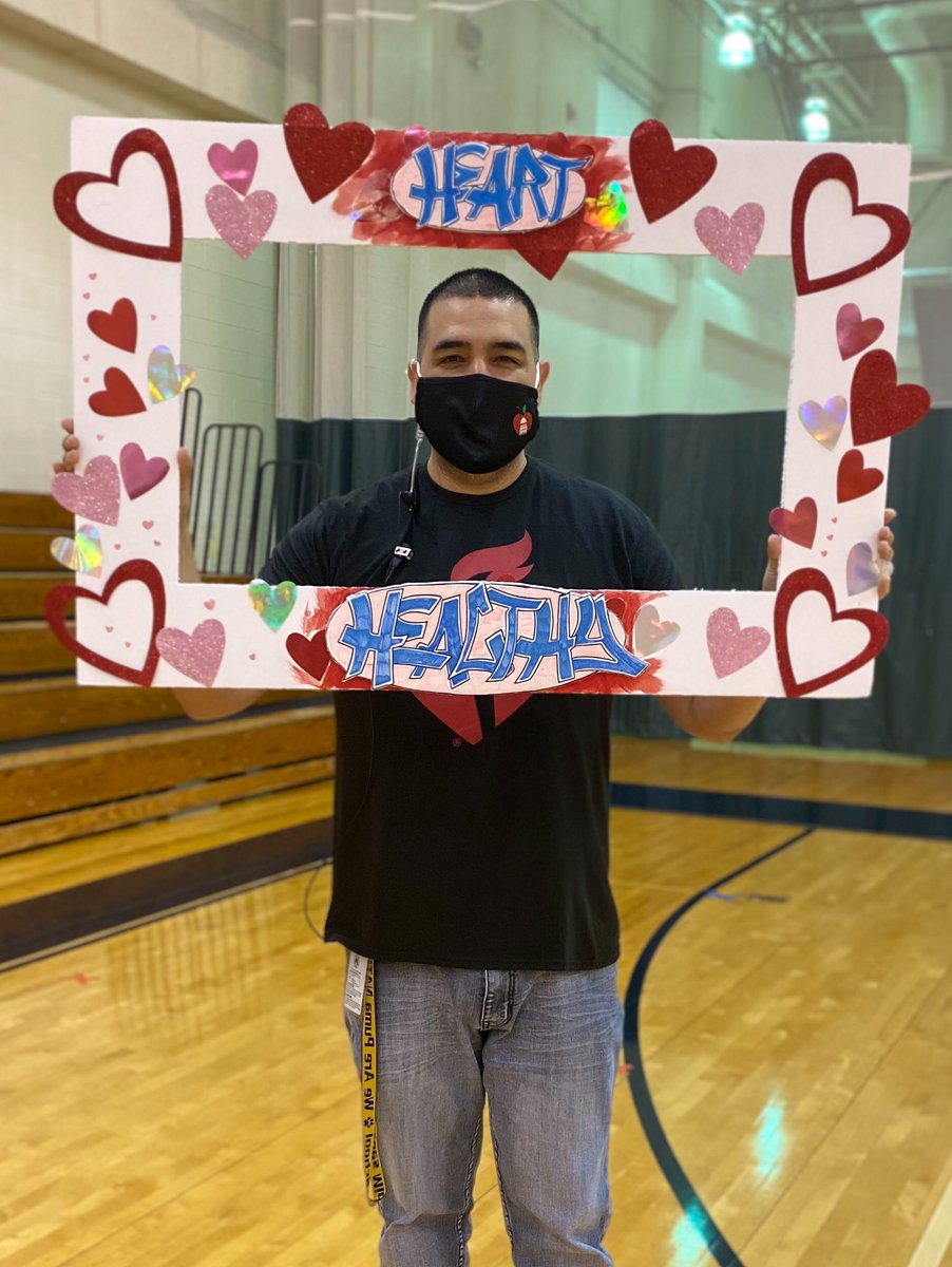 Super excited to have our fearless leader and recent survivor of open heart surgery, Mr Vicente Salazar, to be a shining example of how to make healthy heart changes with us celebrating Healthy Heart Week. #PUMAProud #AISDGoesRed2021 #BeWellDoGood #AISDHasHeart