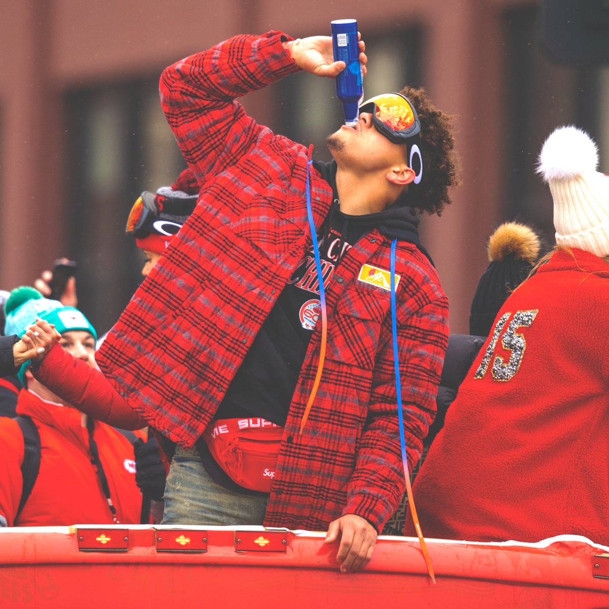 ArrowheadPride's tweet image. One year ago today. 🏆🍻