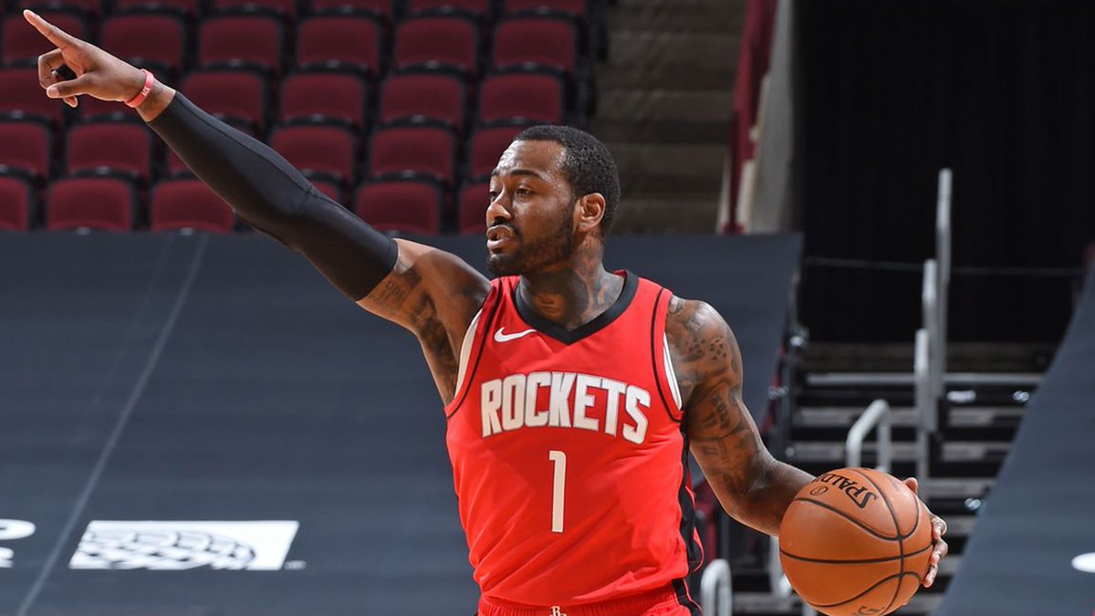 BinkleyHoops's tweet photo. In @JohnWall, last 6 games played the #Rockets are 6-0 while Wall has an 87.9 defensive rating, a net rating of 23.1. Shooting 43.2 percent from 3-point range and a plus-minus of 11.7! Those are the numbers of a team leader. #NBA https://t.co/12yvDJb4Dp