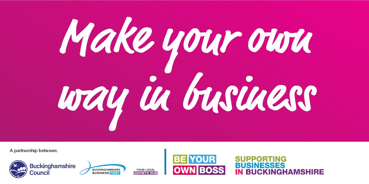 💭 Thinking about starting your own business?

✍ Register to “Be Your Own Boss”, a start-up business support service from <a href="/bbfuk/">Buckinghamshire Business First</a> and <a href="/BucksCouncil/">Buckinghamshire Council</a>, and give your new business the best chance of success

Find out more here 👇

bbf.uk.com/be-your-own-bo…